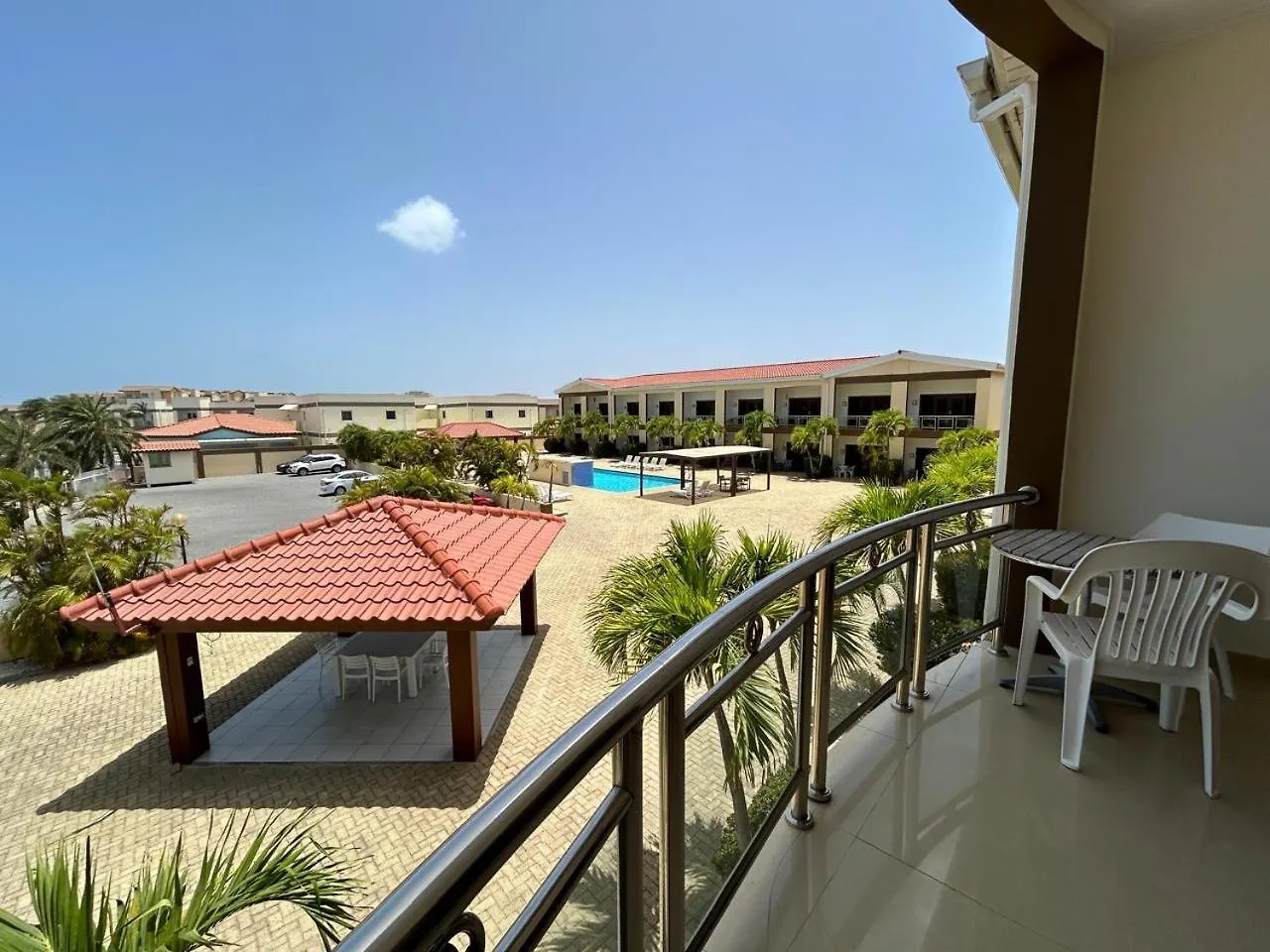 بيت للعطل Aruba Breeze Condo B7 شاطئ بالم